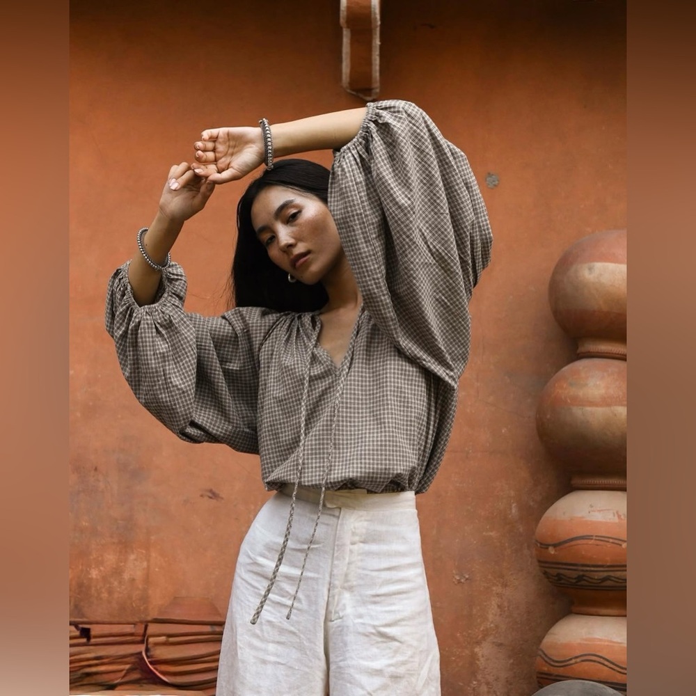 Daughters of India Poet Blouse